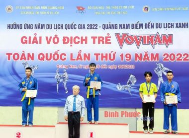 Bình Phước đoạt 6 huy chương giải vô địch trẻ Vovinam toàn quốc lần thứ 19