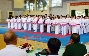 Đại hội Thể dục thể thao tỉnh Bình Phước lần VI: Gần 140 VĐV tham dự giải karate