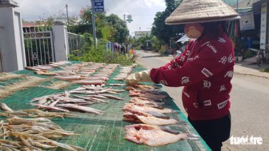 Ngư dân biên giới vào mùa làm khô cá đồng - Ảnh 5.