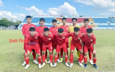 Bình Phước gặp PVF ở tứ kết U17 quốc gia 2023