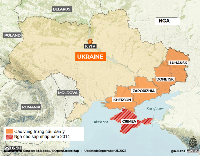 Nga ném bom xuyên bê tông, san phẳng căn cứ của Ukraine tại Kherson - 1