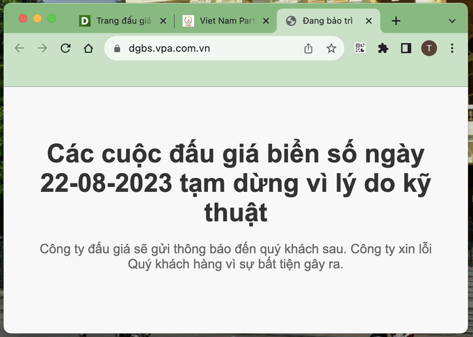 Giám đốc công ty đấu giá biển số ô tô gửi lời xin lỗi khách hàng - 1